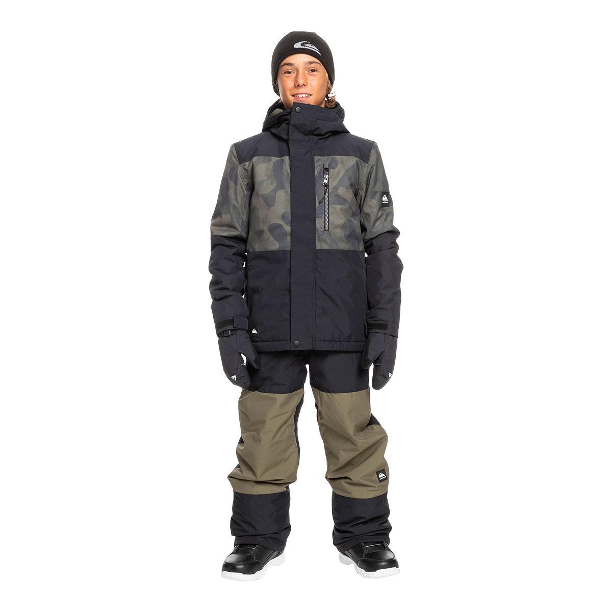 Quiksilver Boys' Mission Printed Block Jacket