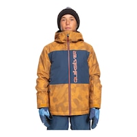 Quiksilver Boys' Side Hit Insulated Jacket Front_Flat