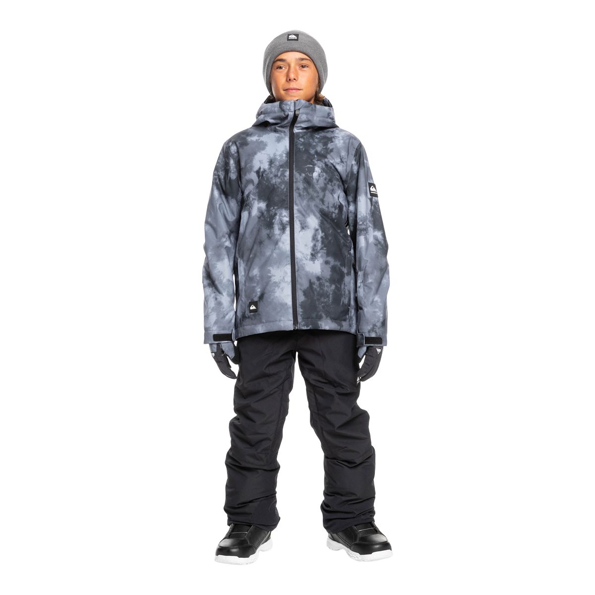 Quiksilver Boys' Mission Printed Insulated Jacket