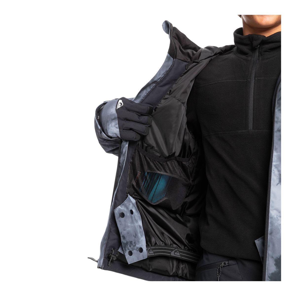 Quiksilver Boys' Mission Printed Insulated Jacket