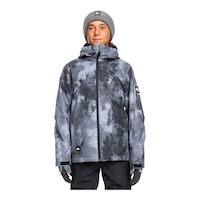 Quiksilver Boys' Mission Printed Insulated Jacket Front_Flat