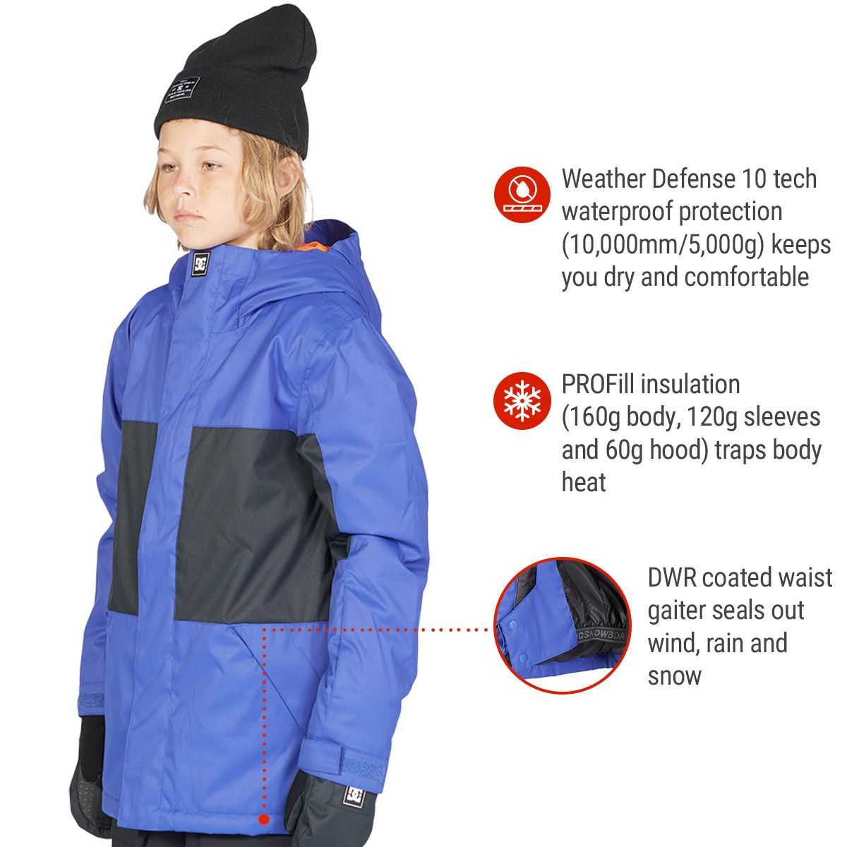 DC Boys' Defy Insulated Jacket