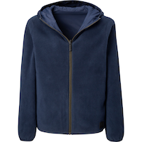 Ripzone Kids' Banzai Reversible Fleece Shell Jacket Front_Flat