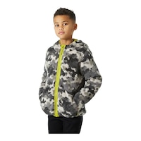 Helly Hansen Kids' Champ Reversible Jacket Front_Three_Fourths_Angled_Left
