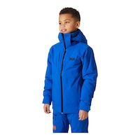 Helly Hansen Junior Boys' Alpha Jacket Front_Three_Fourths_Angled_Left