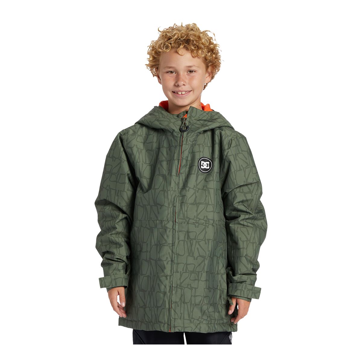 Image of DC Boys' Basis Print Insulated Winter Jacket