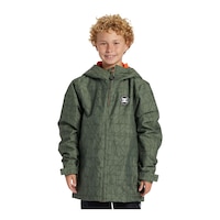 DC Kids' Basis Print Winter Jacket Front_Flat