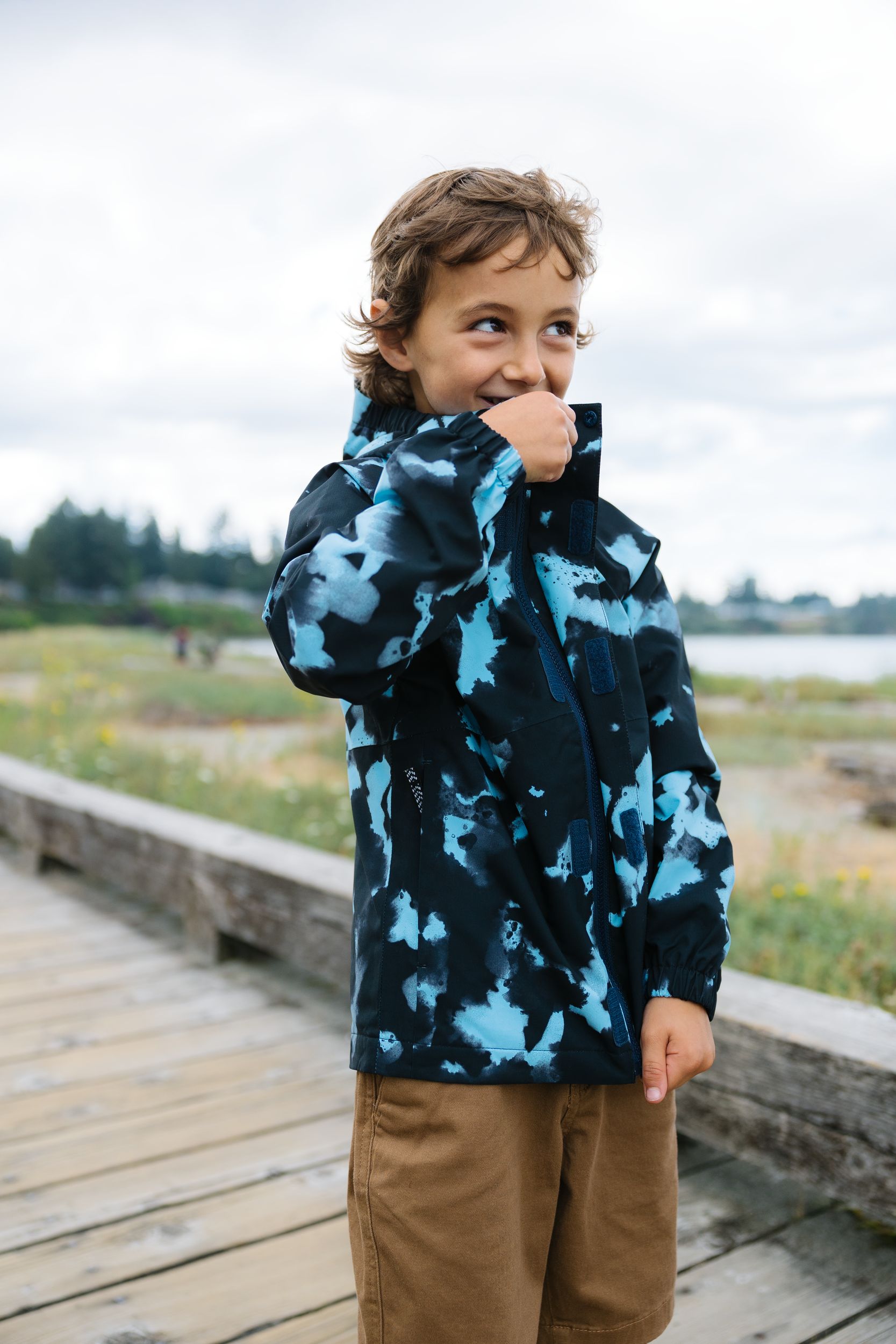 Ripzone Kids' Pacific Waterproof Rain Jacket