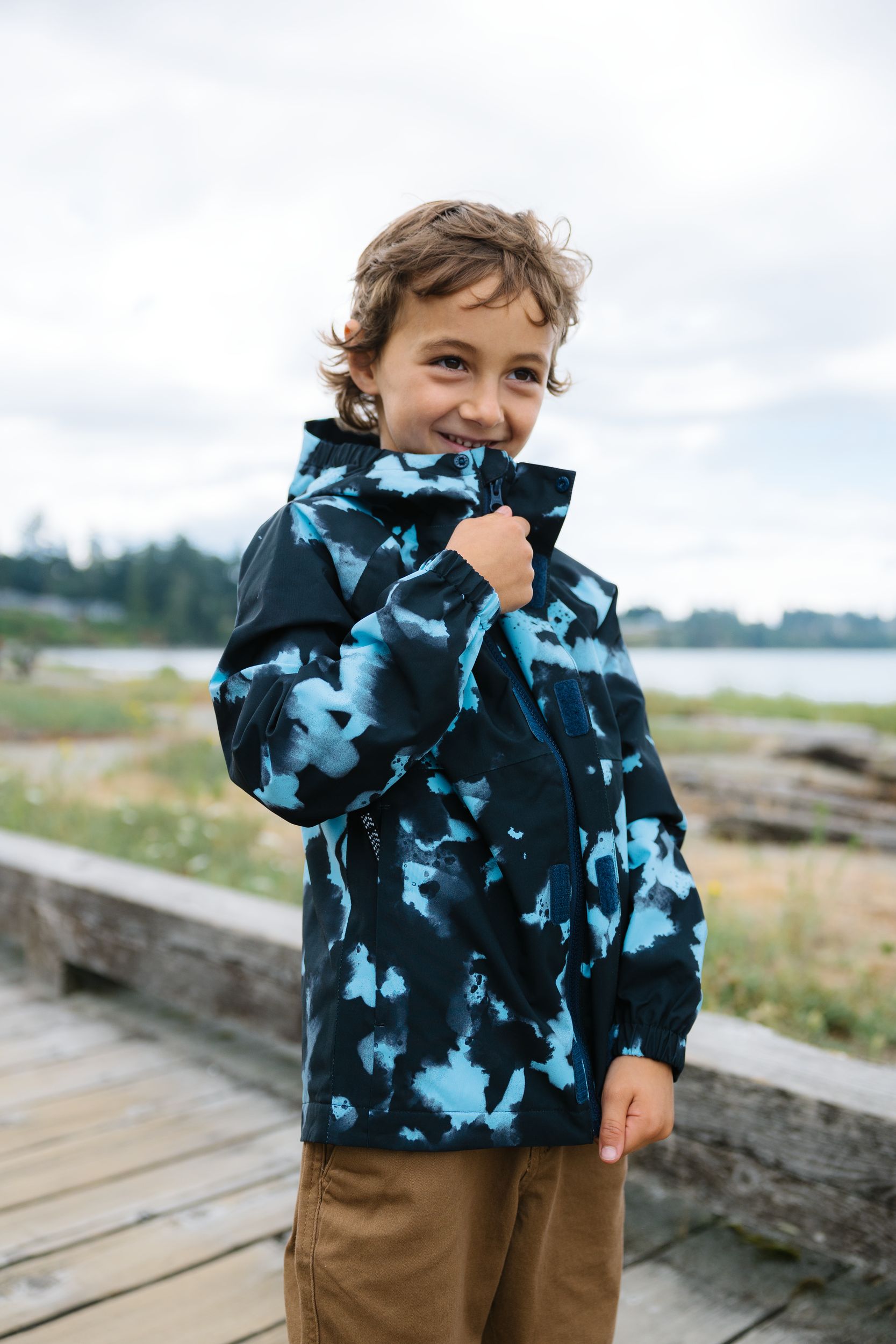 Ripzone Kids' Pacific Waterproof Rain Jacket