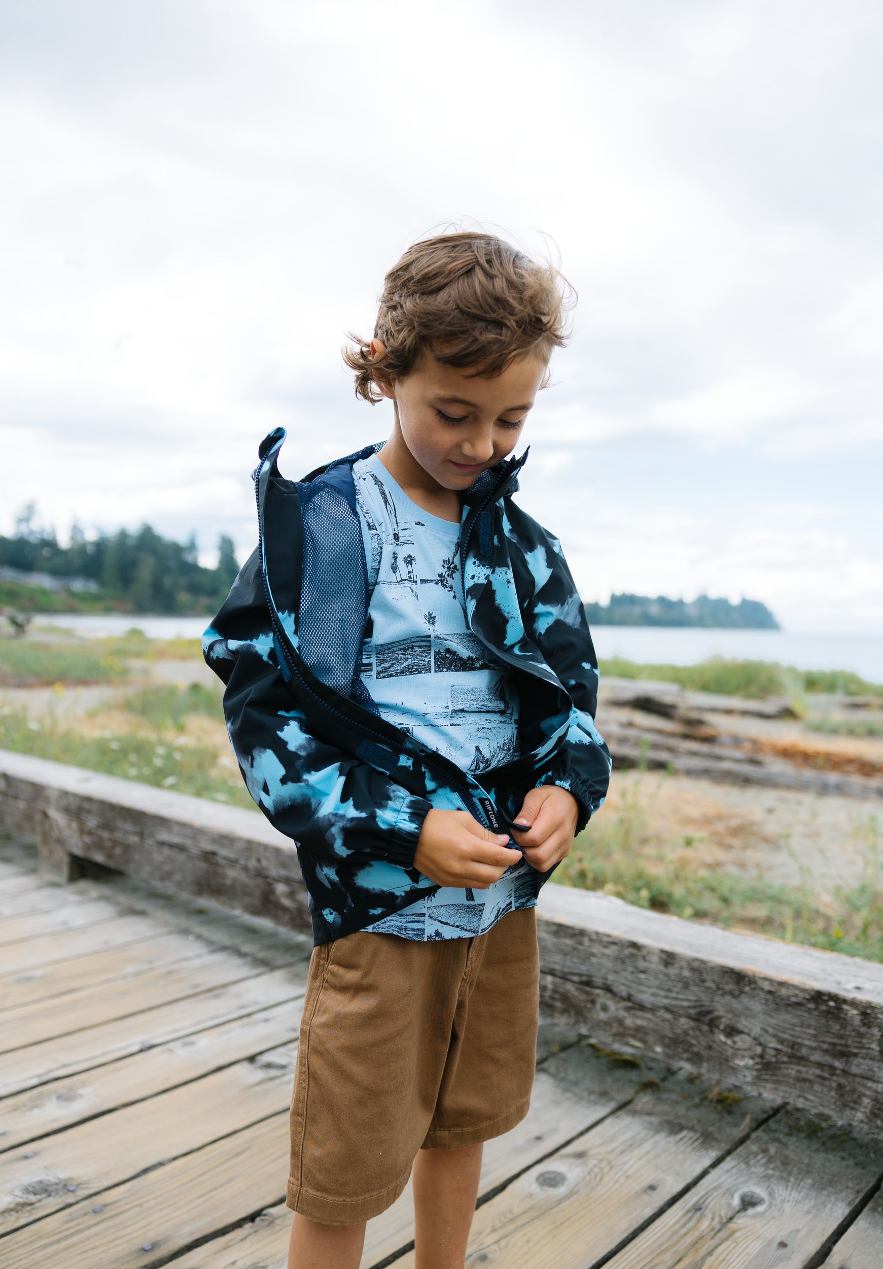 Ripzone Kids' Pacific Waterproof Rain Jacket