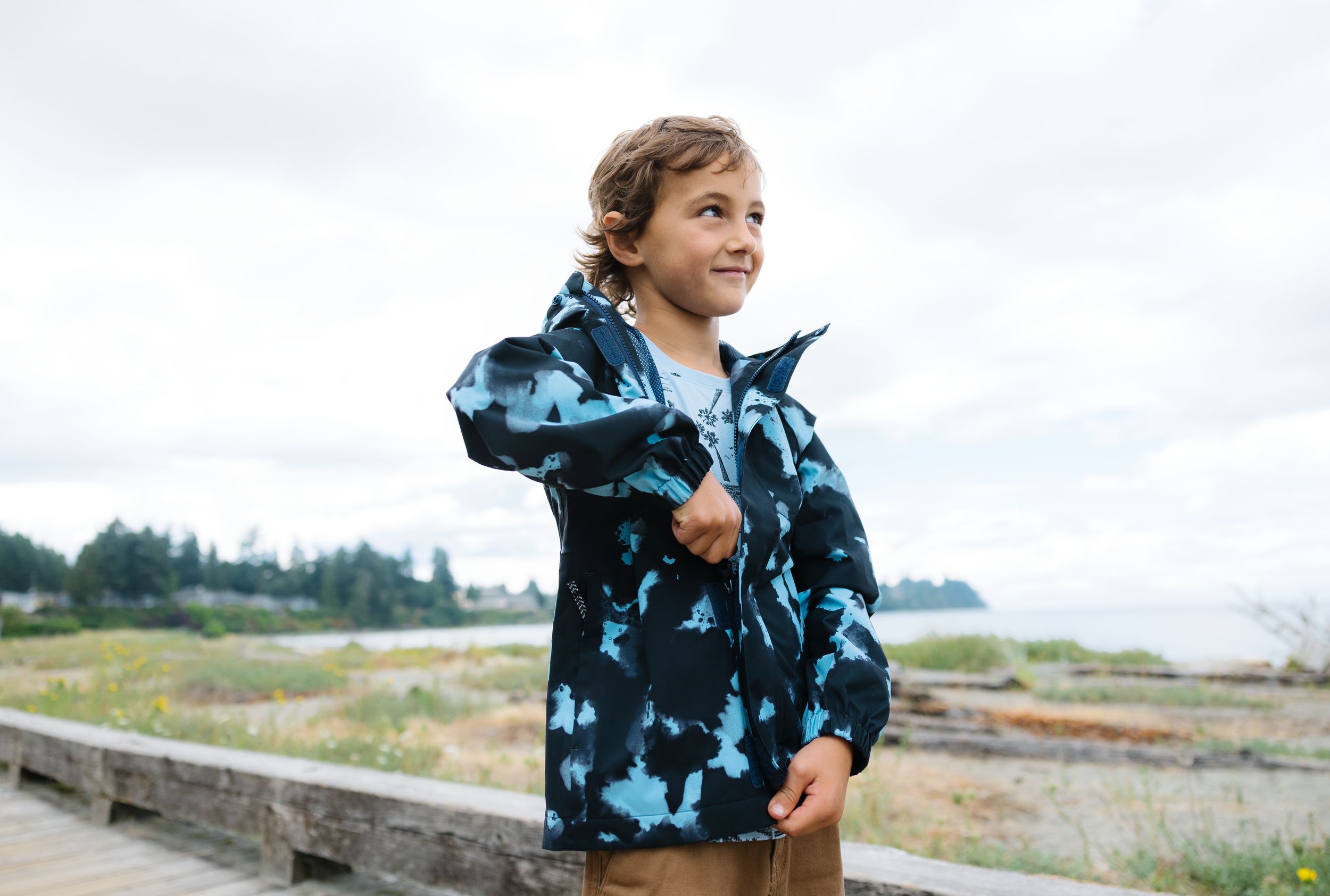 Ripzone Kids' Pacific Waterproof Rain Jacket