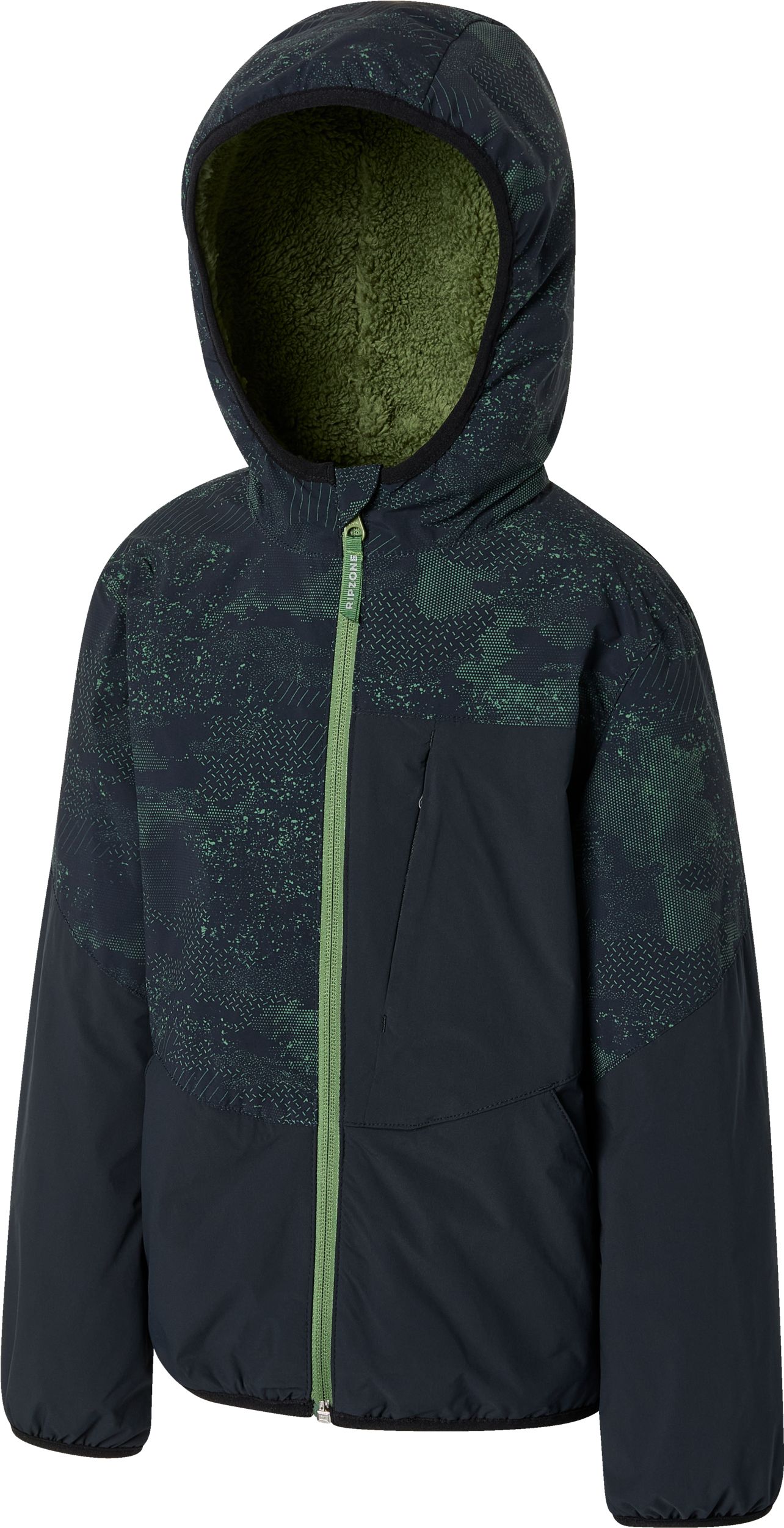 Ripzone Boys' Perth Reversible Fleece Jacket