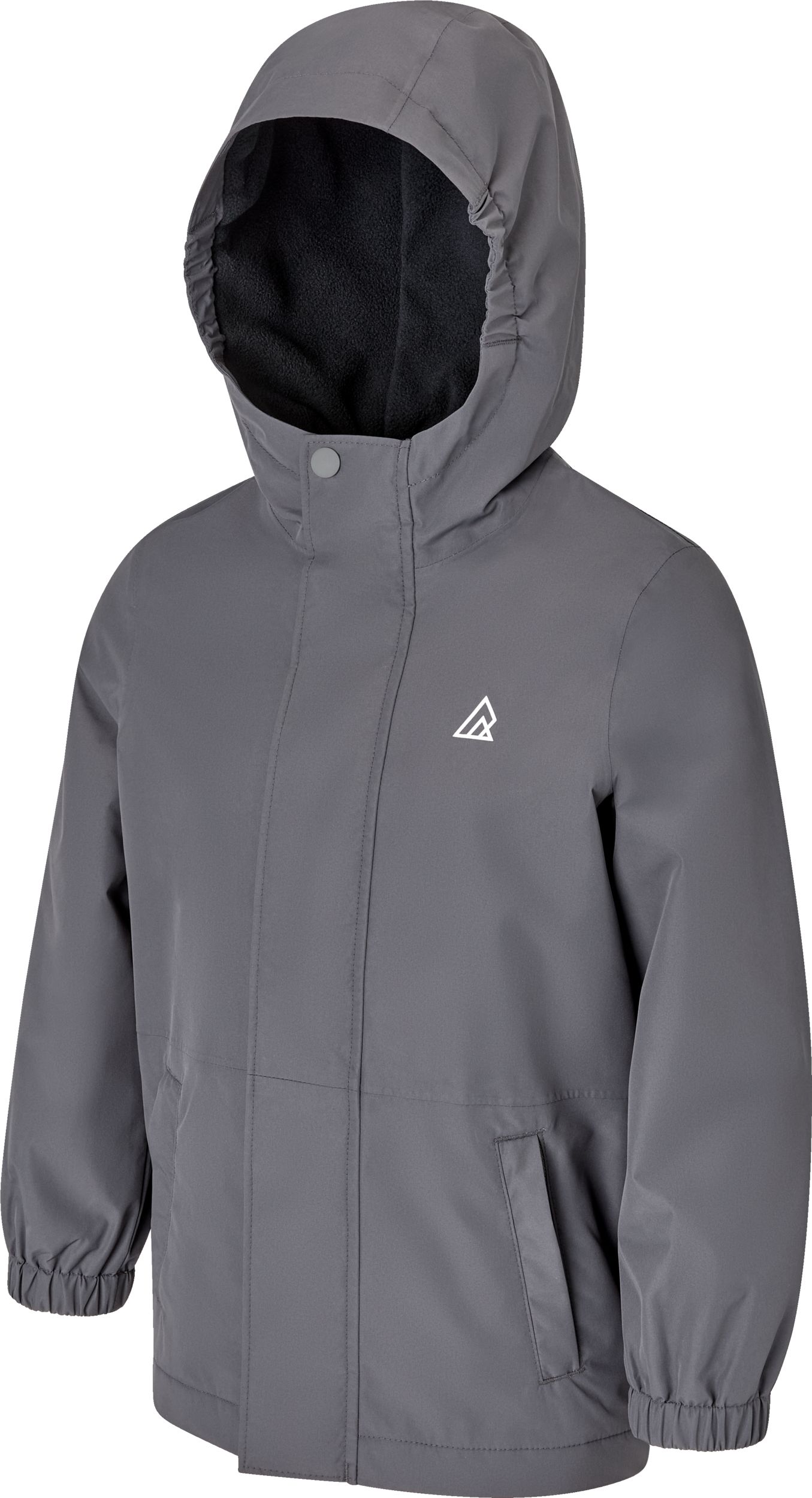 Ripzone Boys' Fleeced Thunder Rain Jacket