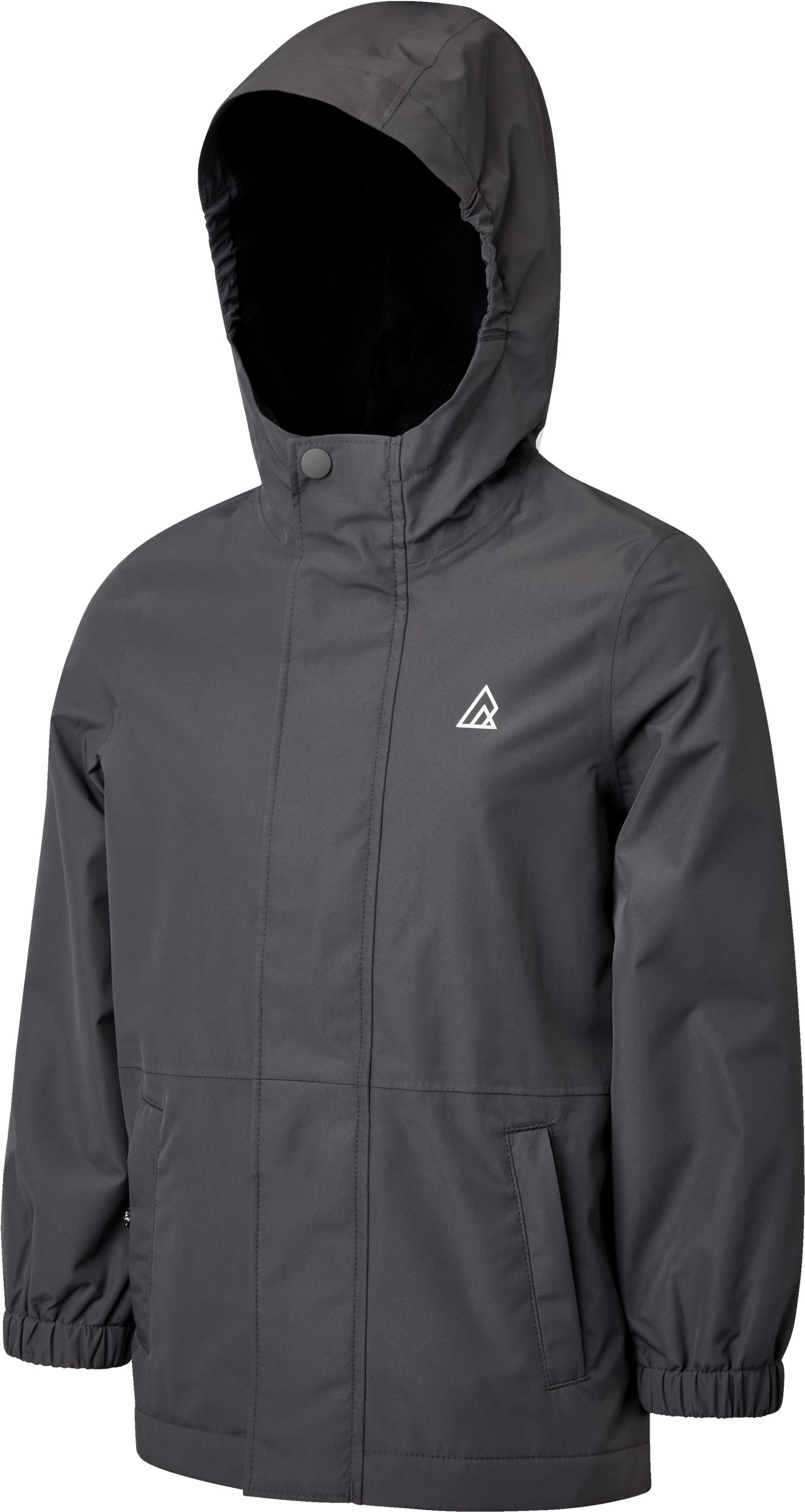 Ripzone Boys' Fleeced Thunder Rain Jacket