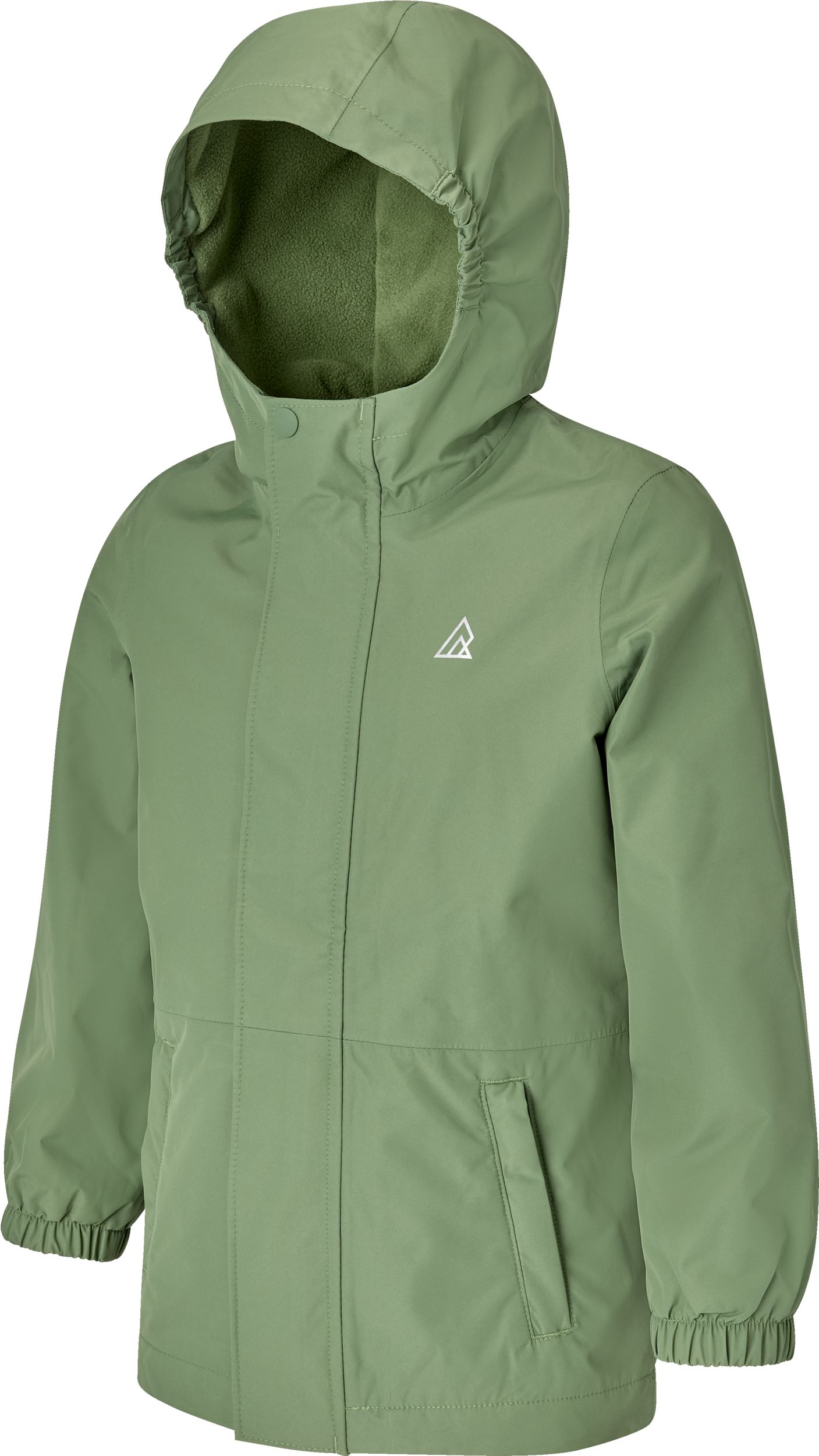 Ripzone Boys' Fleeced Thunder Rain Jacket