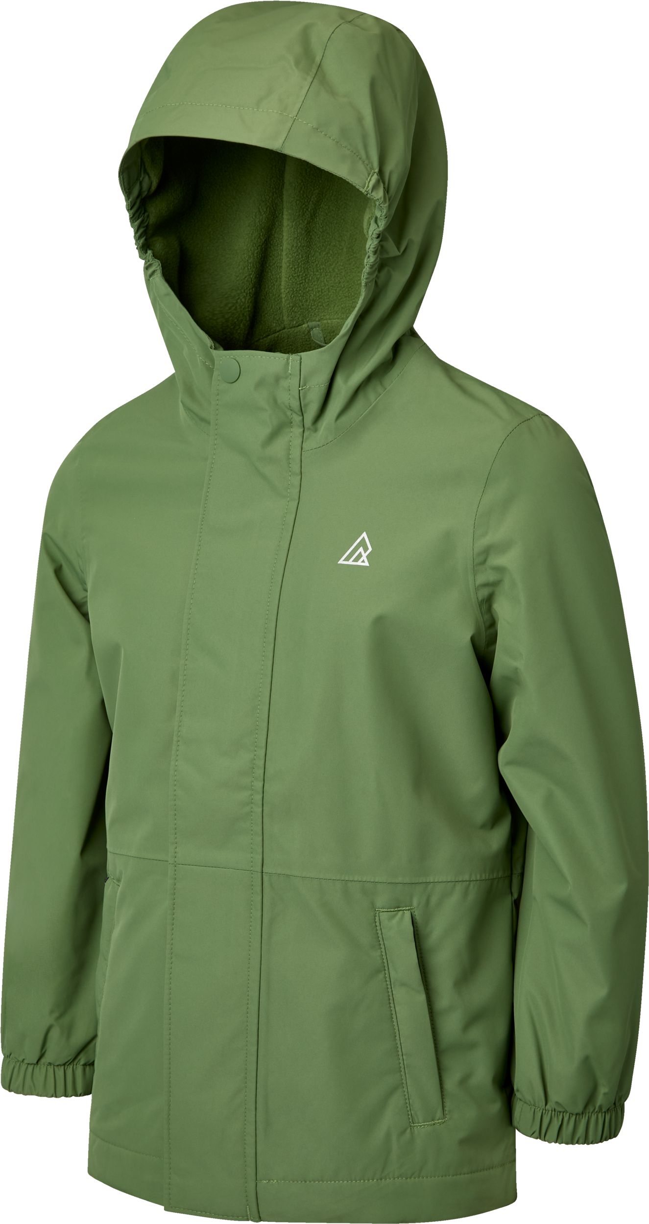 Ripzone Boys' Fleeced Thunder Rain Jacket