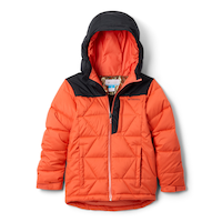 Columbia Kids' Winter Powder Quilted Insulated Jacket Front_Flat