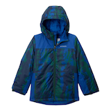 Columbia Kids' Lightning Lift™ Printed Insulated Jacket Front_Flat
