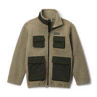 Columbia Boys' Jasper Ridge Fleece Shell Jacket Front_Flat