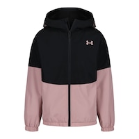 Under Armour Kids' Manataug Fleece Lined Windbreaker Jacket Front_Flat