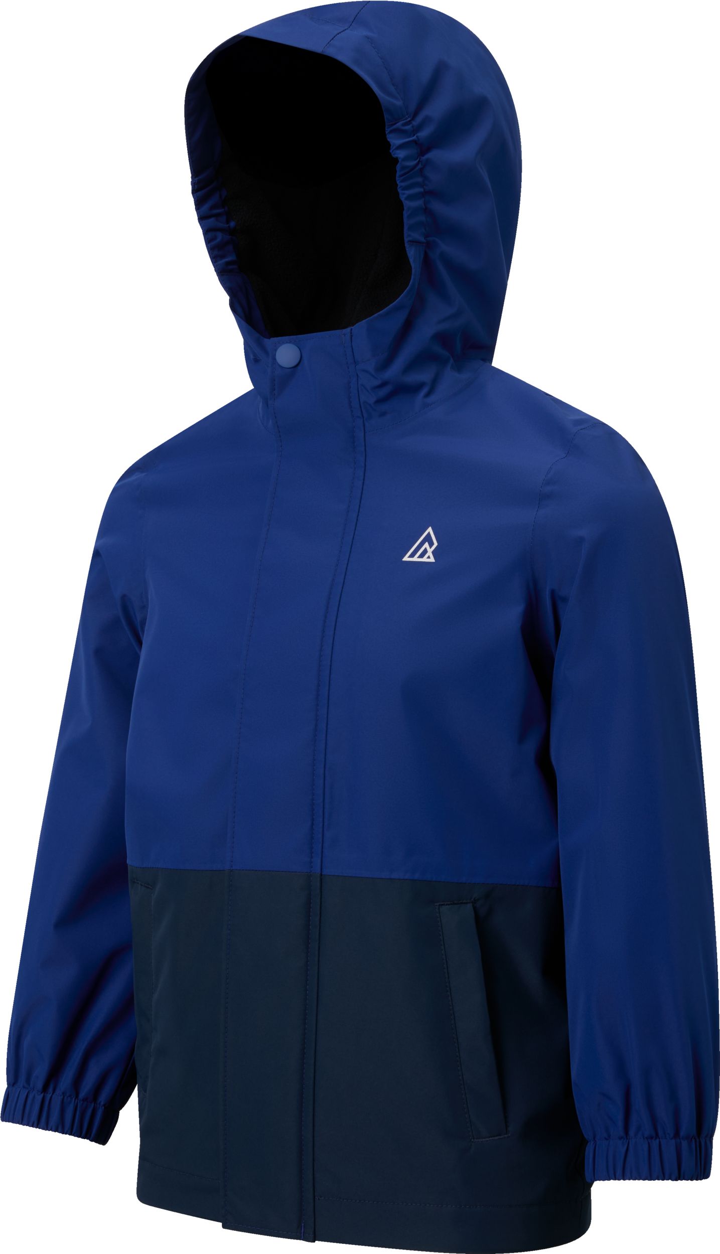 Ripzone Kids' Thunder Fleeced Water-Resistant Rain Jacket