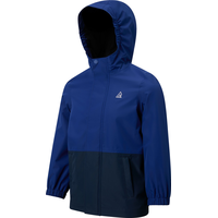 Ripzone Kids' Thunder Fleeced Water-Resistant Rain Jacket Front_Angled_Left