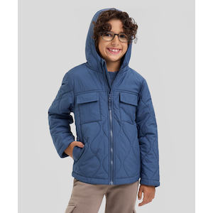 Ripzone Kids' Slate Quilted Jacket
