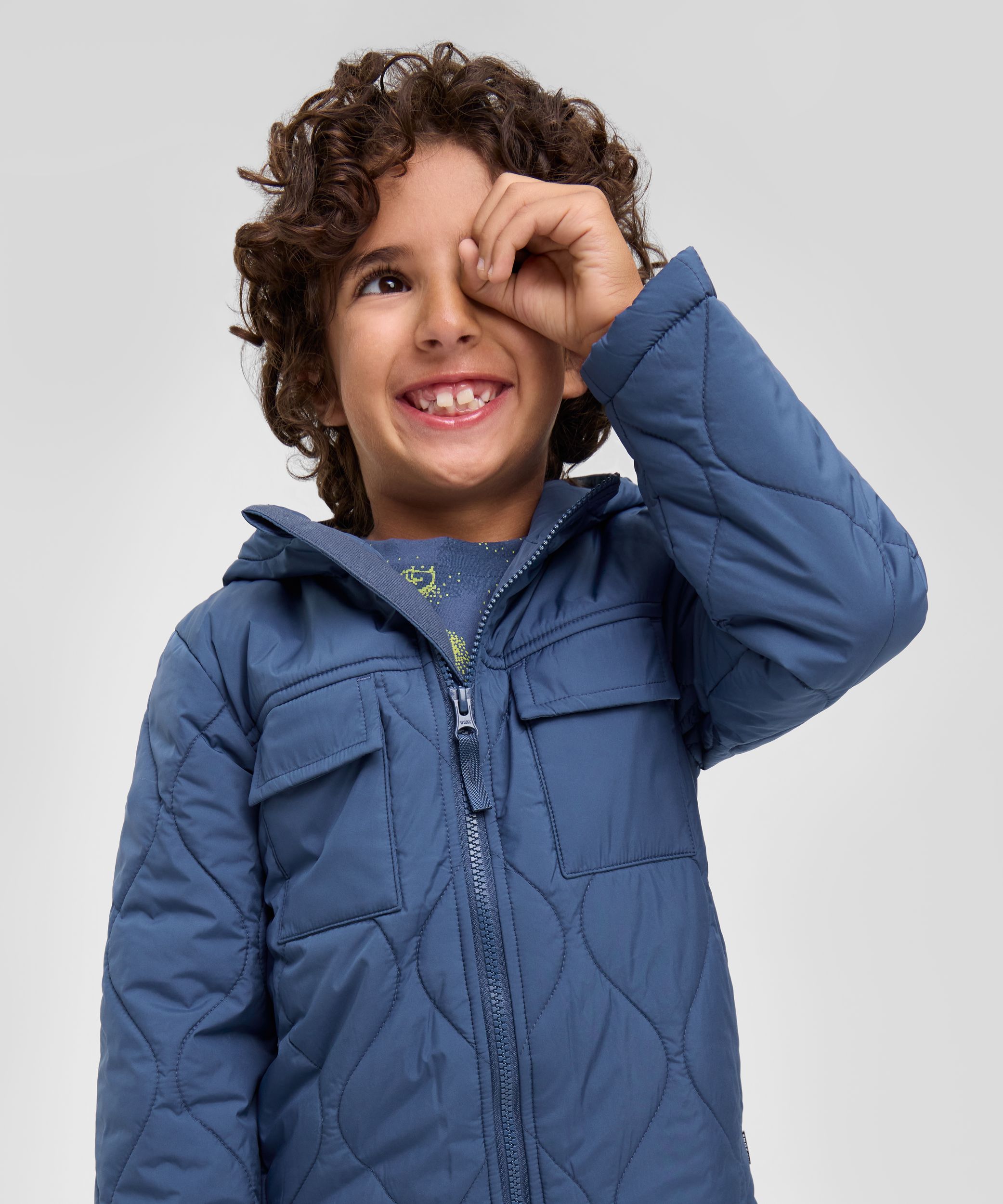 Ripzone Kids' Slate Quilted Jacket
