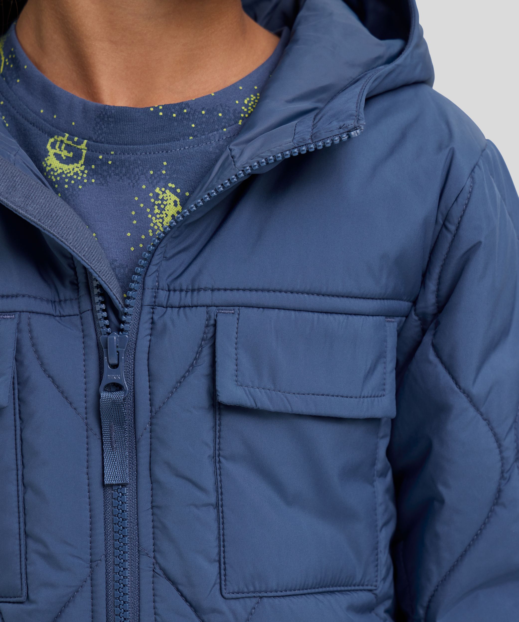 Ripzone Kids' Slate Quilted Jacket