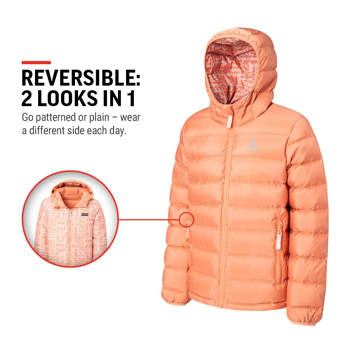 Woods Girls' Bennington Down Puffer Jacket