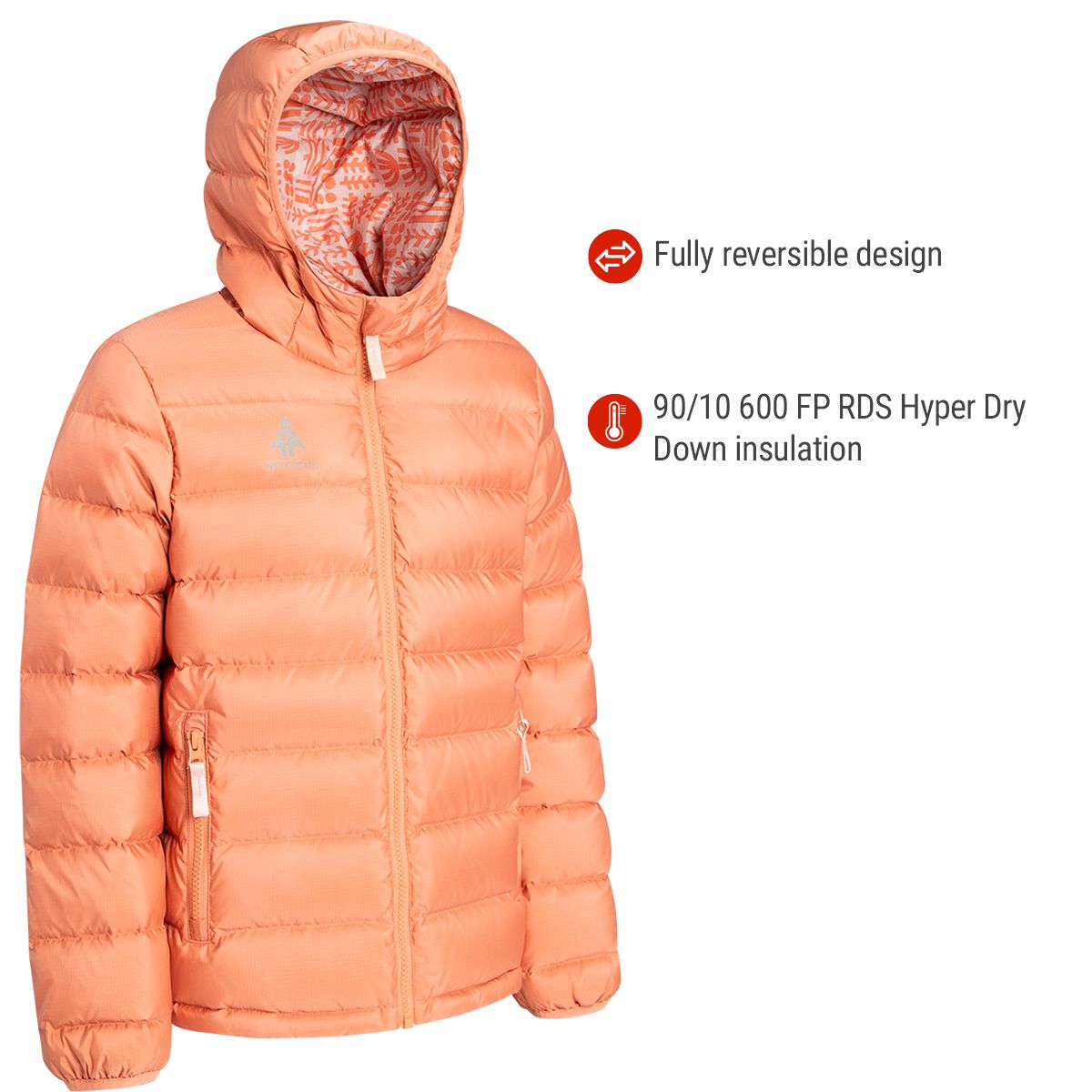 Woods Girls' Bennington Down Puffer Jacket