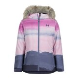 Under Armour Girls' Laila Printed Winter Jacket Front_Flat