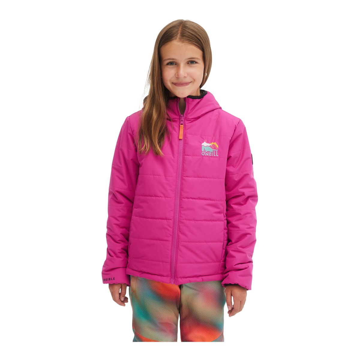 O'Neill Girls' BTS Reversible Insulated Jacket