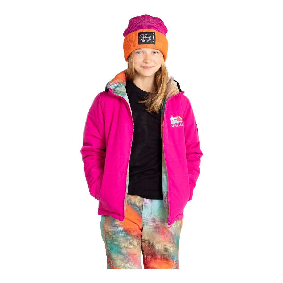 O'Neill Girls' BTS Reversible Insulated Jacket
