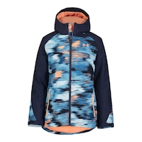 Under Armour Girls' Treetop Printed Winter Jacket Front_Flat