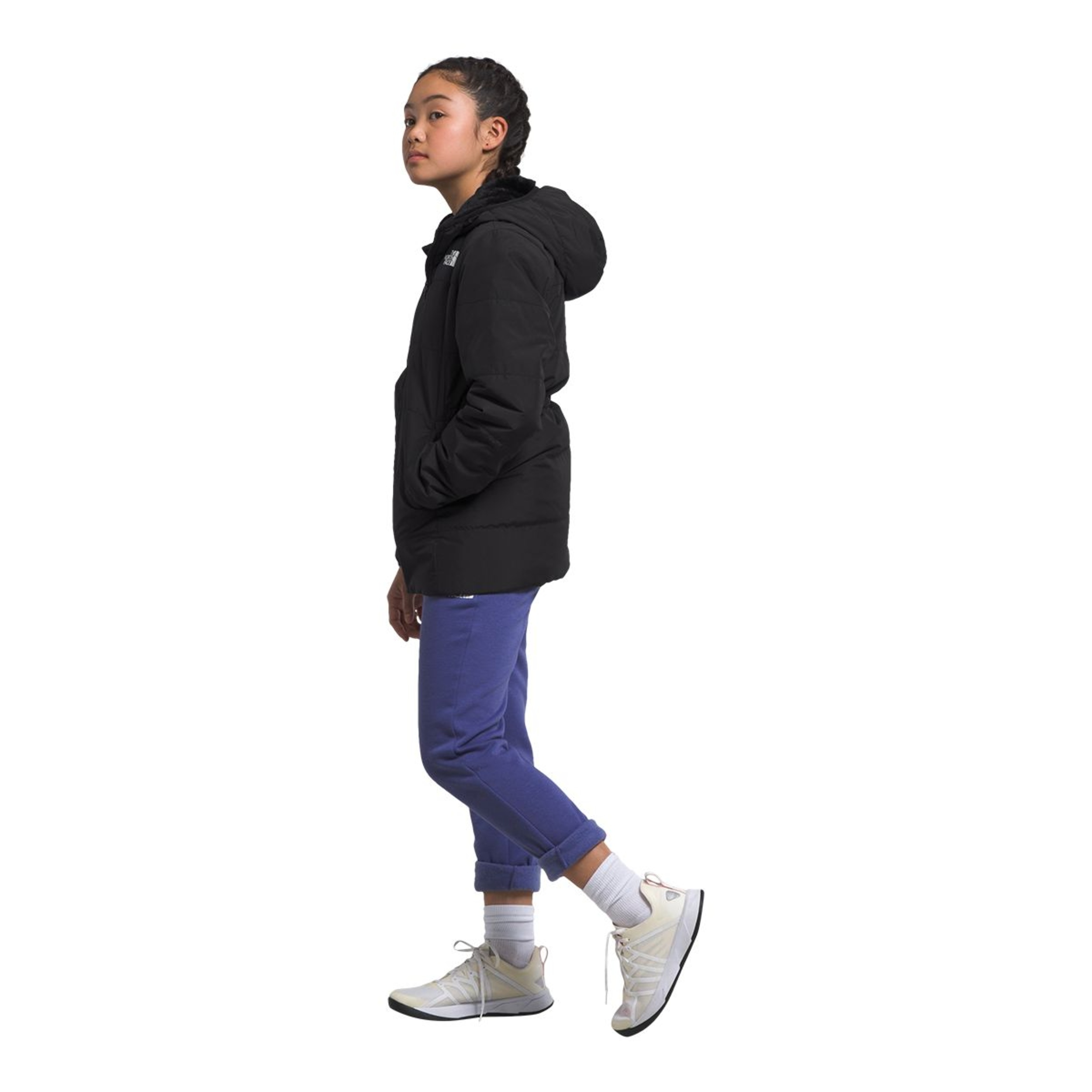 The North Face Women's Mossbud Insulated Reversible Jacket Black Size 1X