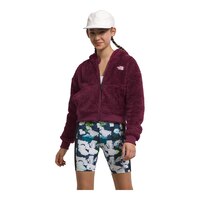 The North Face Girls' Suave Oso Full Zip Hooded Jacket Front_Angled_Left