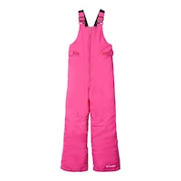 Columbia Girls' Snowslope II Bib Pants Front_Flat