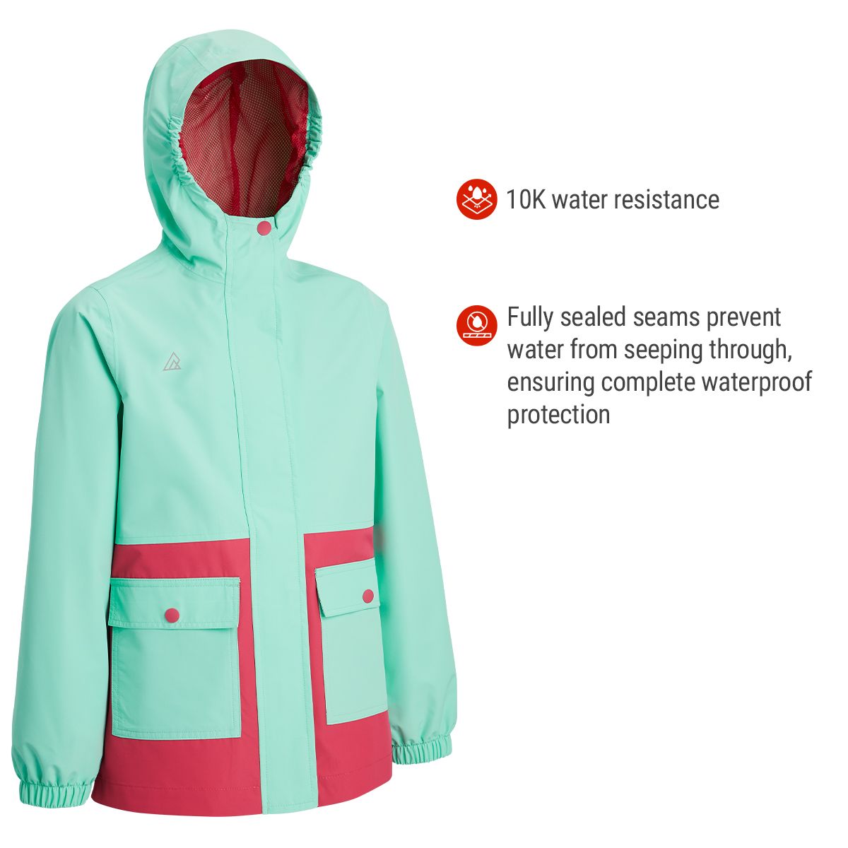 Ripzone Girls' Burnaby Water Resistant Jacket