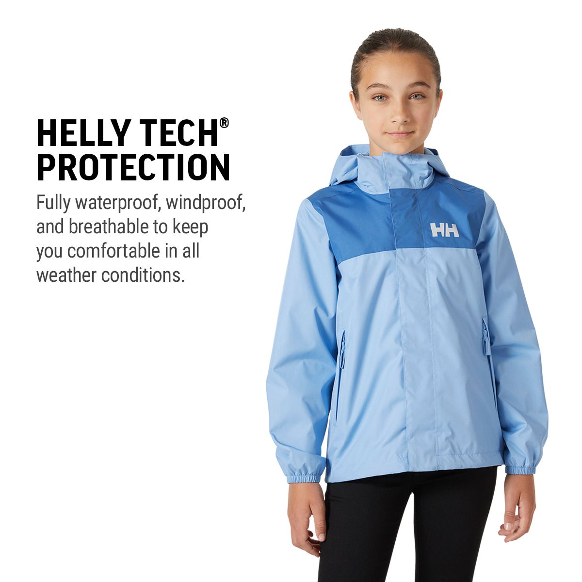 Helly Hansen Junior Girls' Vancouver Rain Jacket