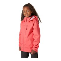 Helly Hansen Junior Girls' Crew Rain Jacket Front_Three_Fourths_Angled_Left