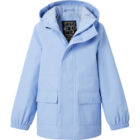 Ripzone Girls' Fleeced Burnaby Rain Jacket Front_Flat