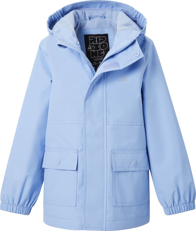 Ripzone Girls' Fleeced Burnaby Rain Jacket