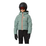 Helly Hansen Juniors' Nora Short Puffy Jacket Front_Angled_Left