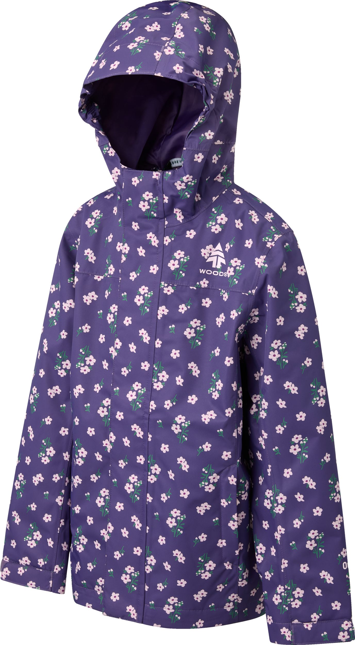Woods Girls' Toba II 2L Rain Jacket