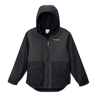 Columbia Girls' Rainy Trail Fleece Lined Jacket Front_Flat