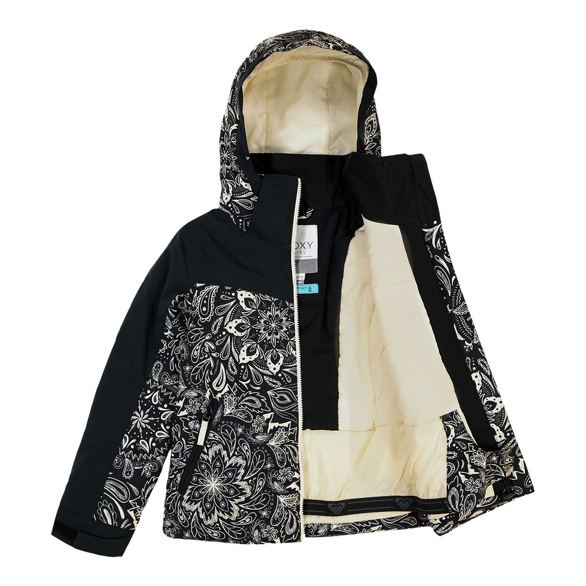 Roxy Girls' Free Jet Block Jacket