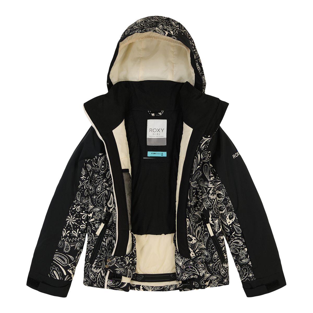 Roxy Girls' Free Jet Block Jacket