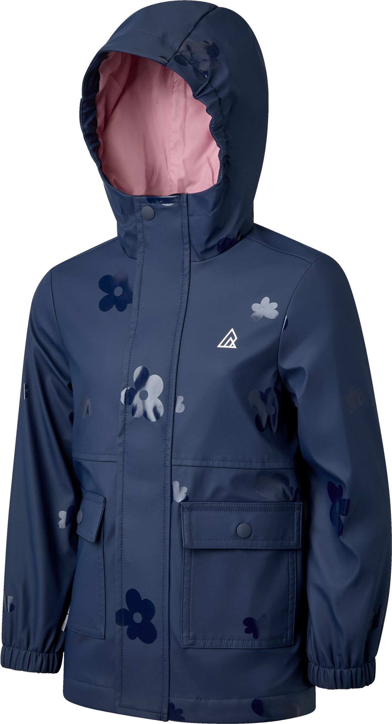 Ripzone Kids' Burnaby PU Fleece Rain Jacket