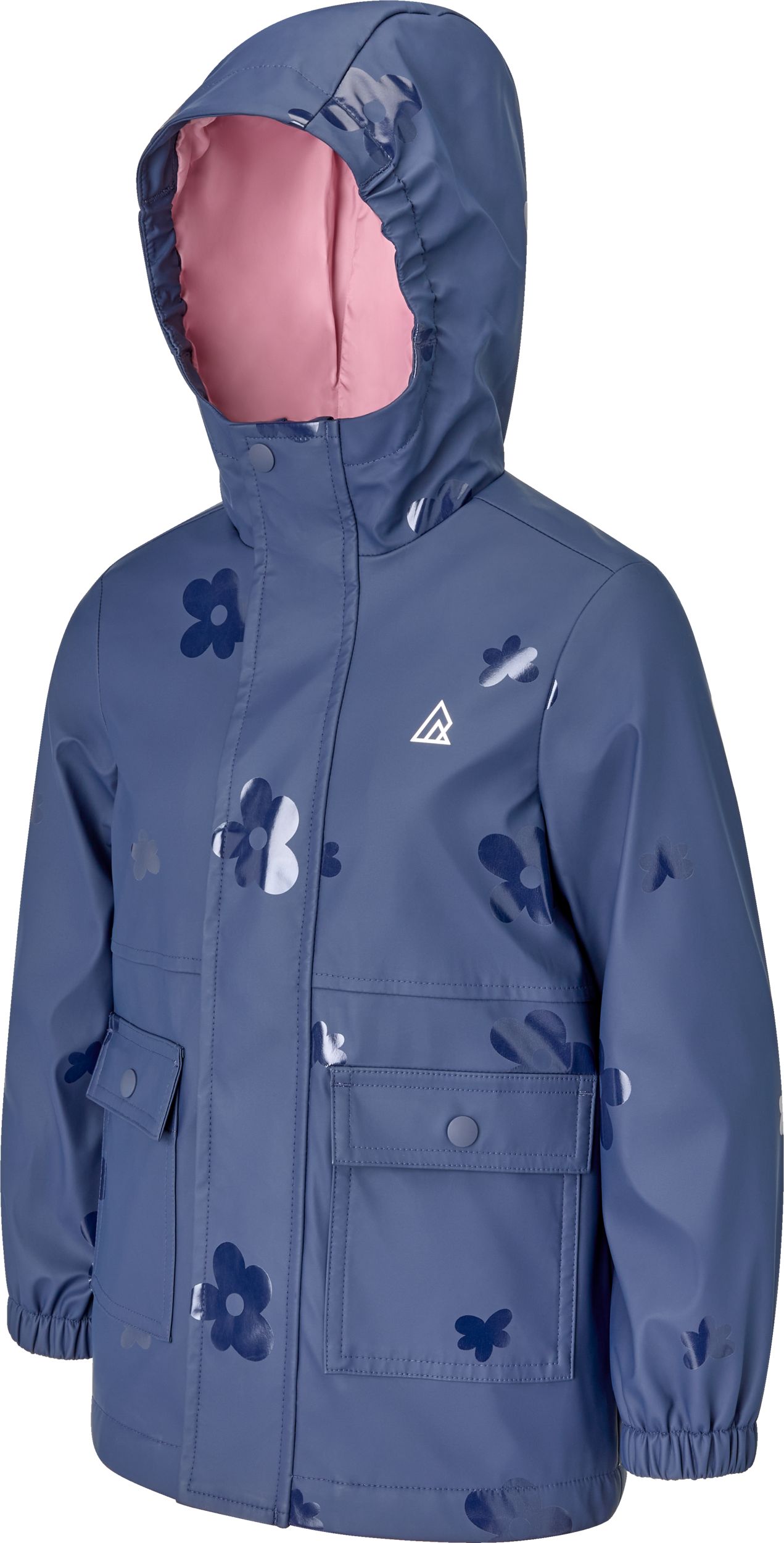 Ripzone Kids' Burnaby PU Fleece Rain Jacket
